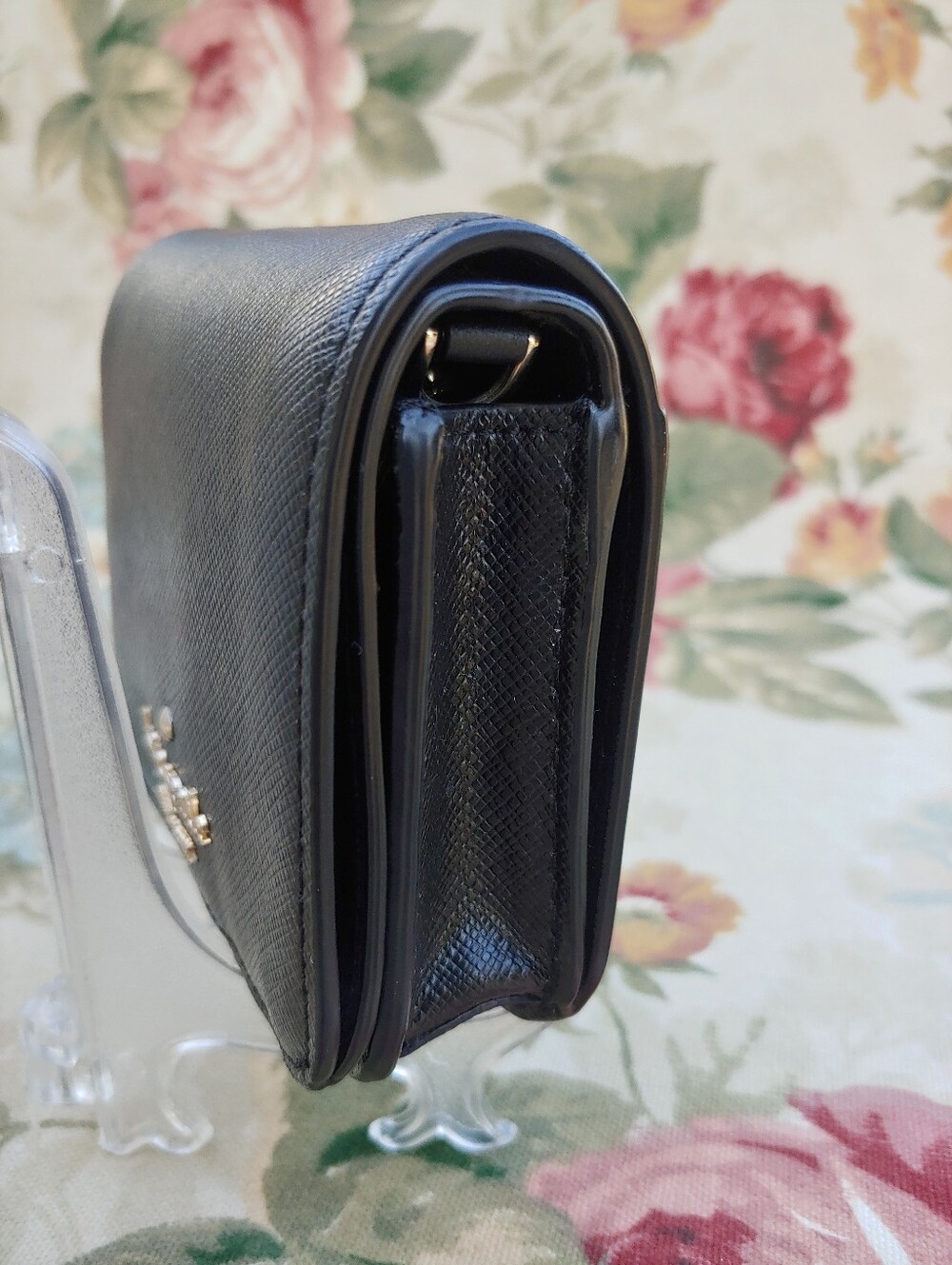 kate spade New York Black Saffiano Leather Compact Wallet - Picture 13 of 15